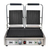 Apuro Double Contact Grill Ribbed Top Plates with Timer