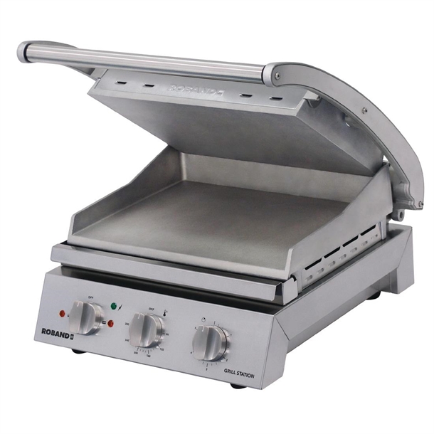 Roband Grill Station Smooth Plate 6 slice GSA610S