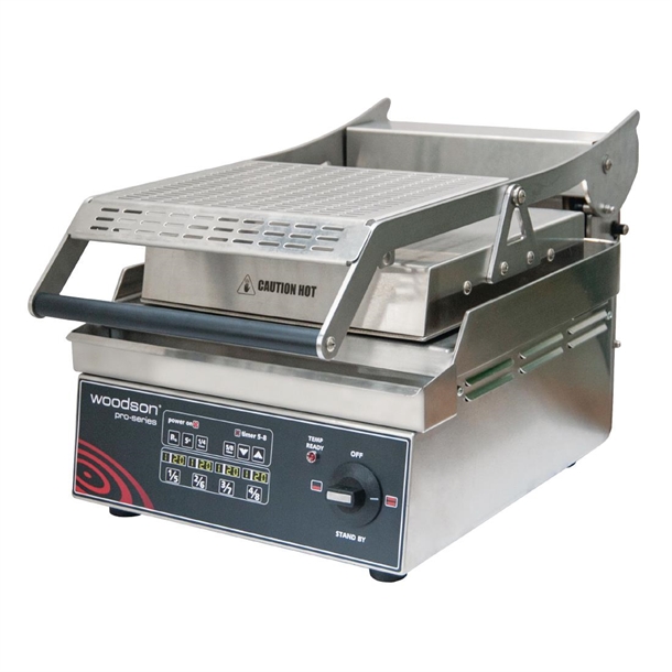 Woodson W.GPC61SC Pro Series Computer Controlled ContactGrillSinglePlate