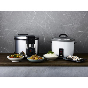 Robalec Rice Cooker SW10000 White Non-Stick - 10Ltr 55 Portion Capacity