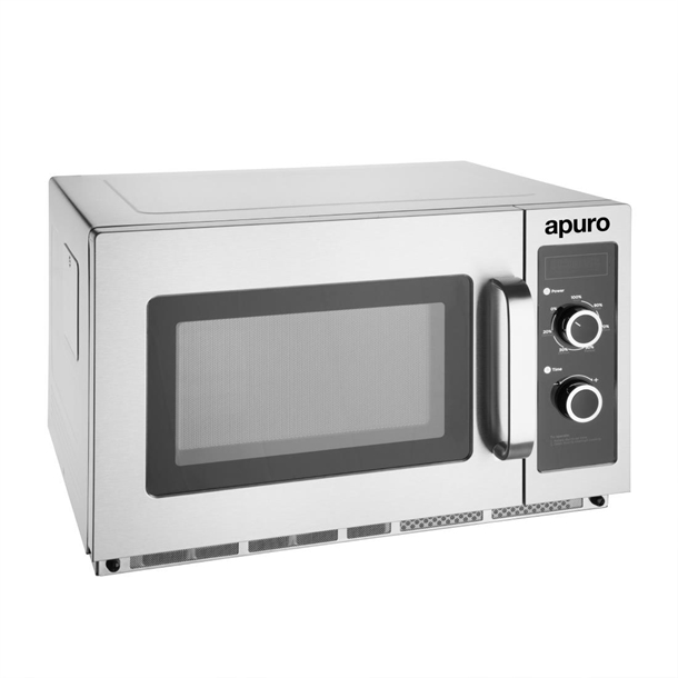 Apuro Heavy Duty Manual Commercial Microwave Oven 1800W 34Ltr