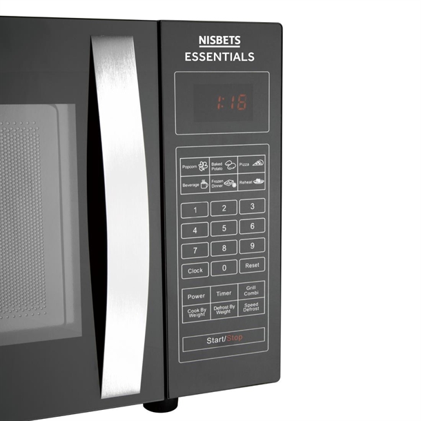 Nisbets Essentials Light Duty Flatbed Microwave 750W 21ltrs