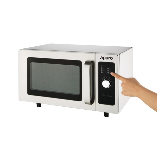 Apuro Light Duty Manual Commercial Microwave 1000W 25Ltr