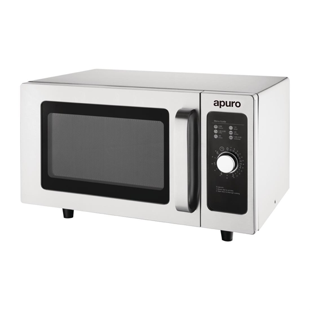 Apuro Light Duty Manual Commercial Microwave 1000W 25Ltr