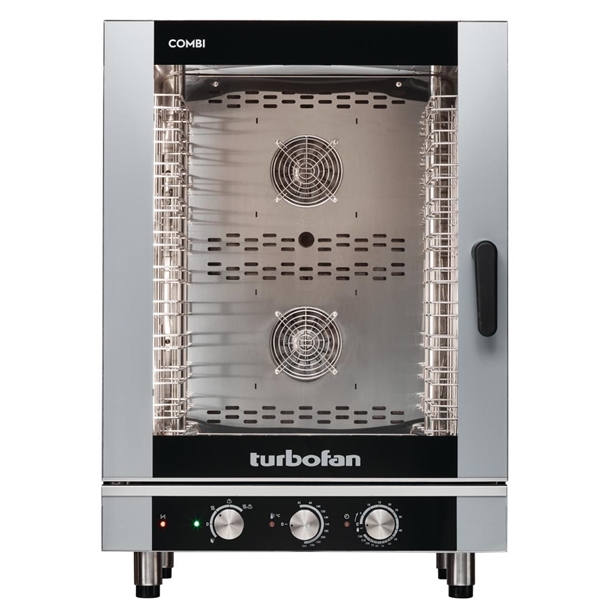 Turbofan Full Size 10 Tray Manual Electric Combi Oven EC40M10 Turbofan Full Size 10 Tray Manual Electric Combi Oven EC40M10