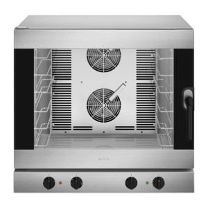SMEG 6 Tray HDMF Convection Oven 3PH Man Controls ALFA625H-2