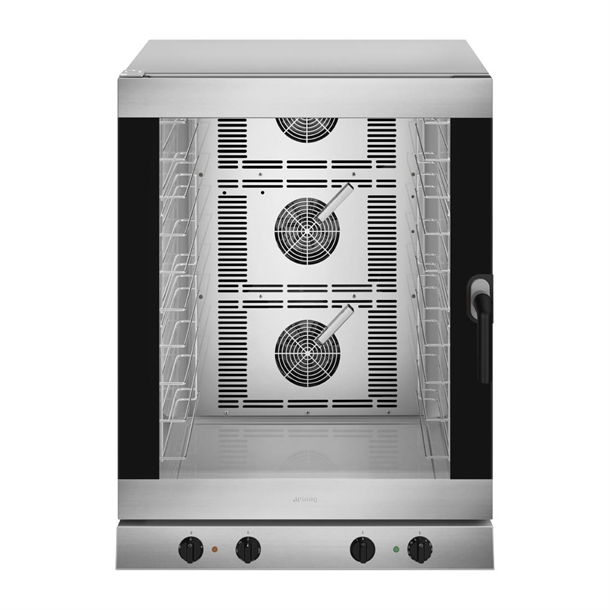 SMEG 10 Tray HDMF Convection Oven 3PH Manual Controls  ALFA1035H-2