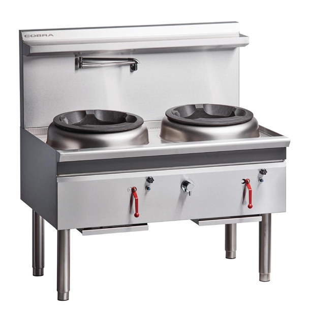 Cobra by Moffat Gas 2 Chimney Burner Waterless Wok CW2H