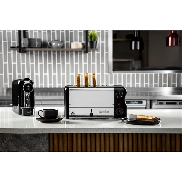Rowlett Esprit 4 Slot Toaster Jet Black w/2x Additional Elements & Sandwich Cage Rowlett Esprit 4 Slot Toaster Jet Black w/2x Additional Elements & Sandwich Cage