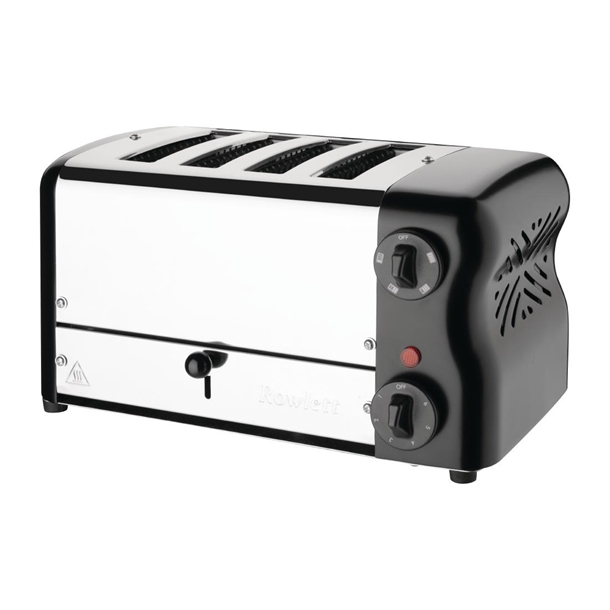 Rowlett Esprit 4 Slot Toaster Jet Black w/2x Additional Elements & Sandwich Cage Rowlett Esprit 4 Slot Toaster Jet Black w/2x Additional Elements & Sandwich Cage