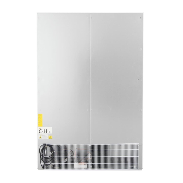 Polar C-Series Double Door Freezer Stainless Steel