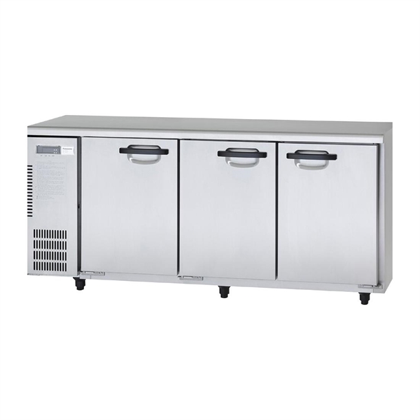 Panasonic Large Underbench Pillarless Triple Door Refrigeration Unit - 495Ltr