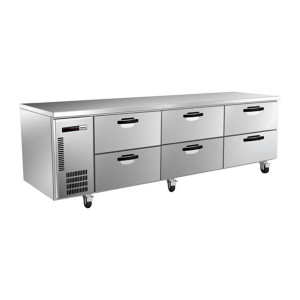 Panasonic Underbench Six Drawer Refrigeration unit - 155Ltr