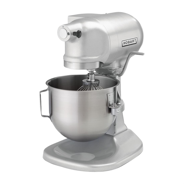 Hobart Bench Mixer with Bowl Beater Whip & Hook - 5Ltr