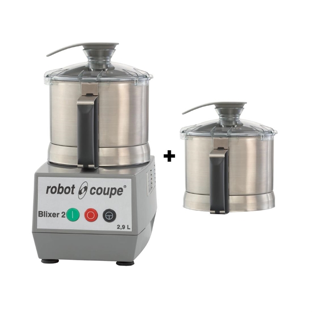 Robot Coupe Blixer 2 - 2.9L Stainless Bowl + Additional Bowl Robot Coupe Blixer 2 - 2.9L Stainless Bowl + Additional Bowl