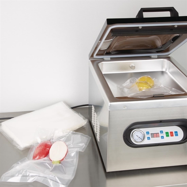 Vogue Embossed Vacuum Sealer Bags 250mm Width Various Sizes
