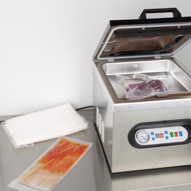 Vogue Embossed Vacuum Sealer Bags 200mm Width Various Sizes Vogue Embossed Vacuum Sealer Bags 200mm Width Various Sizes