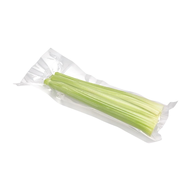 Vogue Chamber Vacuum Pack Bags 150x350mm (100 Pack) Vogue Chamber Vacuum Pack Bags 150x350mm (100 Pack)