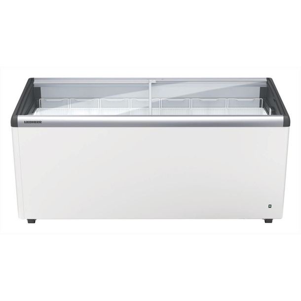 Liebherr Curved Glass Lid Chest Freezer with 7 Baskets 499Ltr