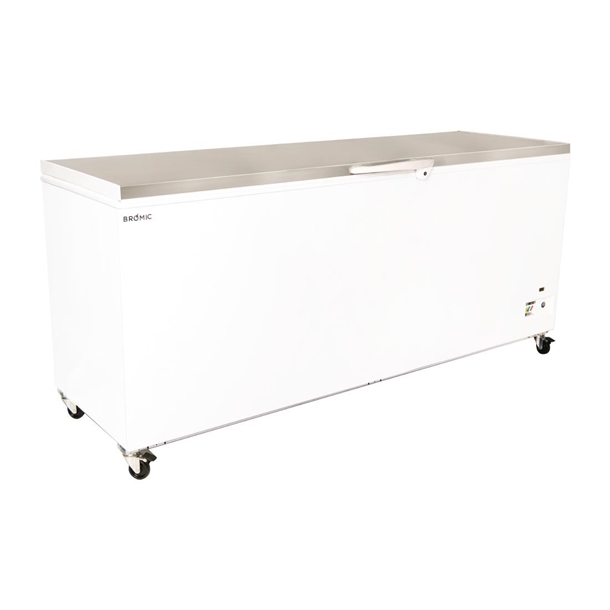 Bromic CF0700FTSS-NR Storage Chest Freezer - Flat Stainless Steel Top - 675Ltr
