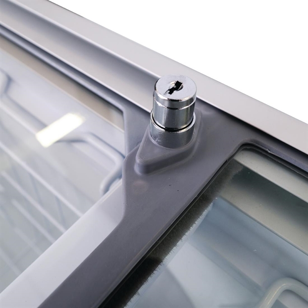 Bromic CF0700FTFG-NR Display Chest Freezer - Flat Glass Top - 670Ltr