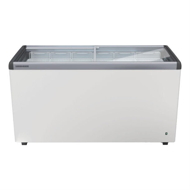 Liebherr Flat Glass Lid Chest Freezer with 6 baskets - 444Ltr