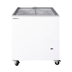 Bromic CF0200FTFG-NR Display Chest Freezer - Flat Glass Top - 191Ltr