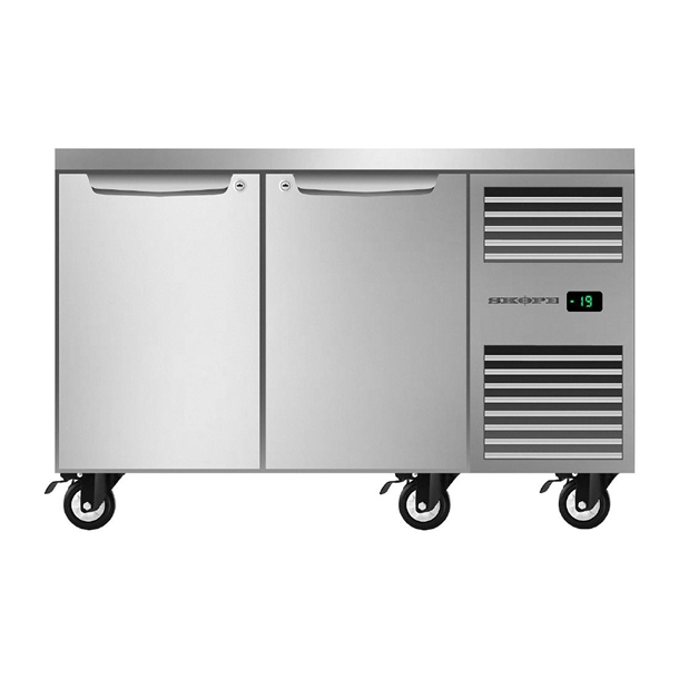 SKOPE ProSpec Two Solid Door Underbench GN 1/1 Right Hand Fridge