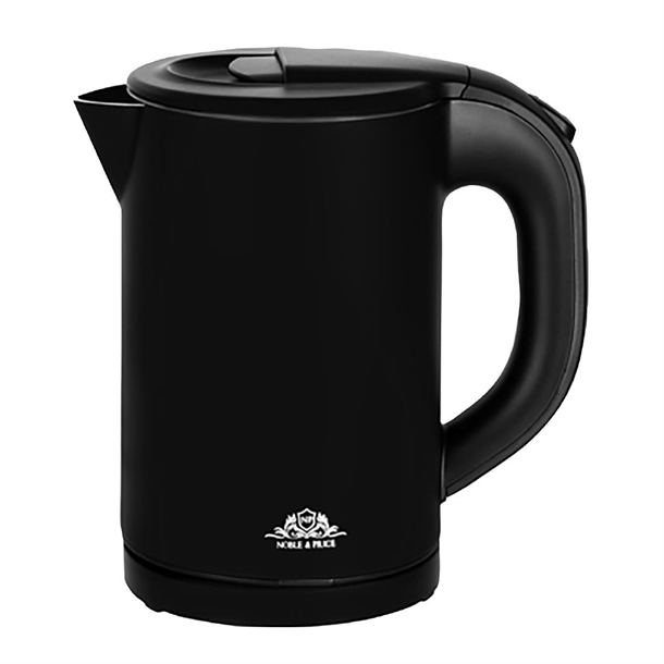 Noble & Price Cordless Electric Kettle Double Wall Black 0.8Ltr Noble & Price Cordless Electric Kettle Double Wall Black 0.8Ltr