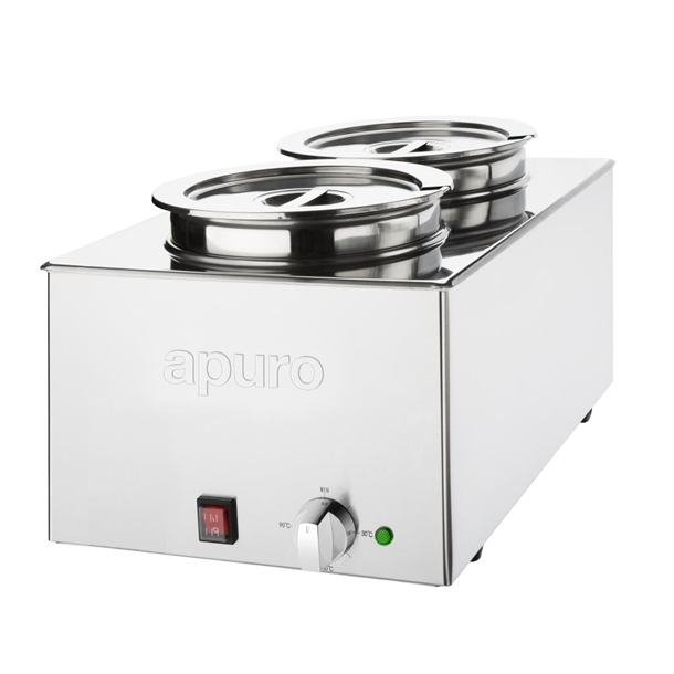 Apuro Bain Marie with Round Pots