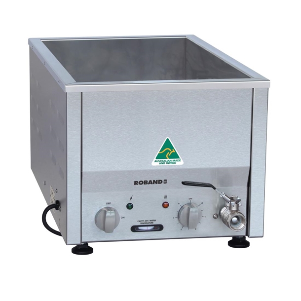 Roband Counter Top Bain-Marie takes 2 x 1/2 size pan Narrow (B2B) Roband Counter Top Bain-Marie takes 2 x 1/2 size pan Narrow (B2B)