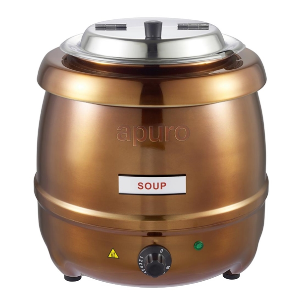 Apuro Soup Kettle Copper Finish Apuro Soup Kettle Copper Finish