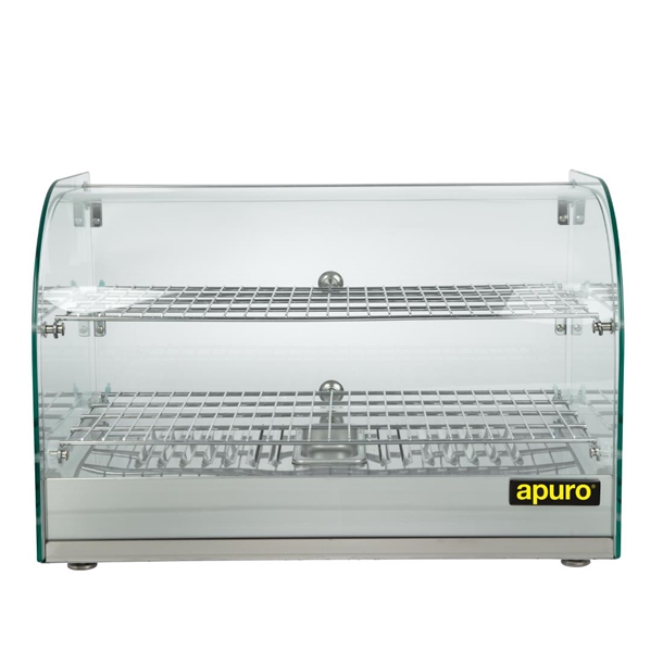Apuro Countertop Heated Food Display 554mm Width