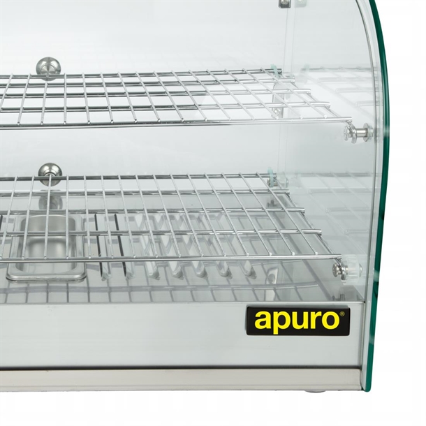Apuro Countertop Heated Food Display 554mm Width