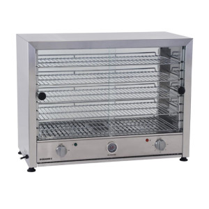 Roband Pie Master Pie Warmer PM100L Glass Doors With Internal Light 100 Pies