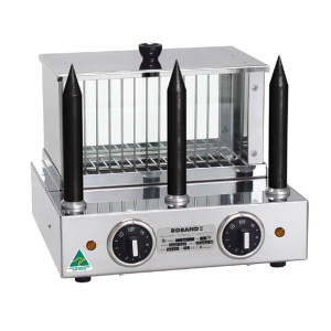 Roband Hot Dog & Bun Warmer M3T 3 Teflon Coated Spikes