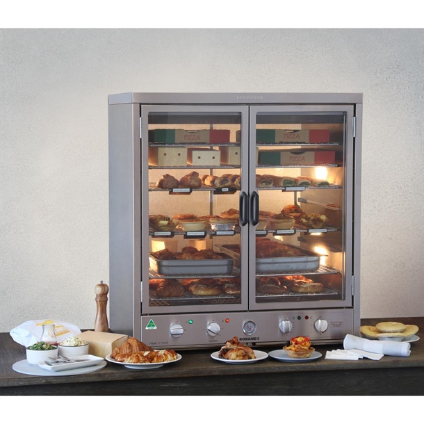 Roband Heat 'n' Hold with Hinged Door on Control Side and Sliding Door on Display Side Roband Heat 'n' Hold with Hinged Door on Control Side and Sliding Door on Display Side