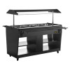 Apuro Heated Buffet Bar Black