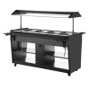 Apuro Heated Buffet Bar Black