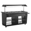 Apuro Heated Buffet Bar Black