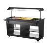 Apuro Heated Buffet Bar Black