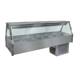 Roband Food Bar-Cold Plate & X-Fin Coil ERX26RD Fits 12x1/2 65mm Pans