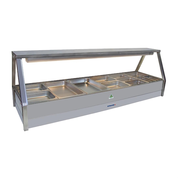 Roband Hot Food Display Bar E26RD Fits - 12x1/2 65mm or 6x 1/1 65mm Pans Roband Hot Food Display Bar E26RD Fits - 12x1/2 65mm or 6x 1/1 65mm Pans