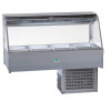 Roband Curved Glass Refrigerated Foodbar Double Row Rear Roller doors 8x1/2 65mm