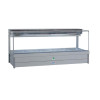 Roband Square Glass Cold Foodbar SFX26RD 12 Pans Double Row Rear Roller Roband Square Glass Cold Foodbar SFX26RD 12 Pans Double Row Rear Roller