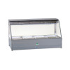 Roband Curved Glass Hot Foodbar Double Row Rear Roller doors 6x1/2 65mm