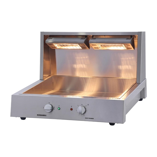 Roband Chip Warmer MW20CW with Sloped Tray for Chips