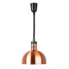 Apuro Retractable Dome Heat Shade Copper Finish