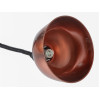 Apuro Retractable Dome Heat Shade Copper Finish