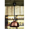 Apuro Retractable Dome Heat Shade Copper Finish